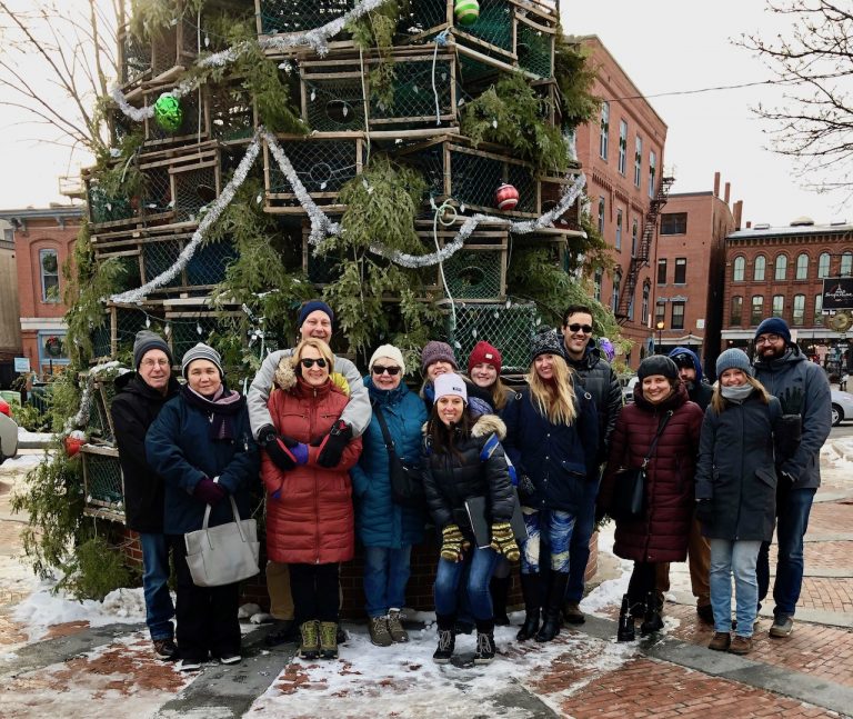 Lobster Trap Tree in Portland