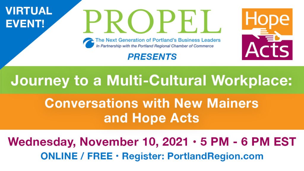 Journey to a Multi-Cultural Workplace: Conversations with New Mainers and Hope Acts