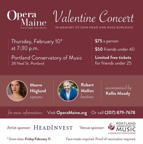 Opera Maine Valentine Concert
