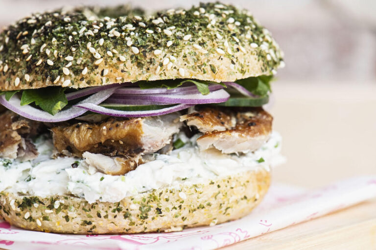 Mr. Tuna Bagel Sandwich @ Rose Foods