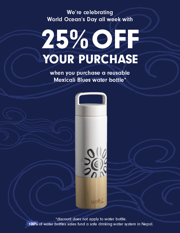 Shop 25% off at Mexicali Blues!