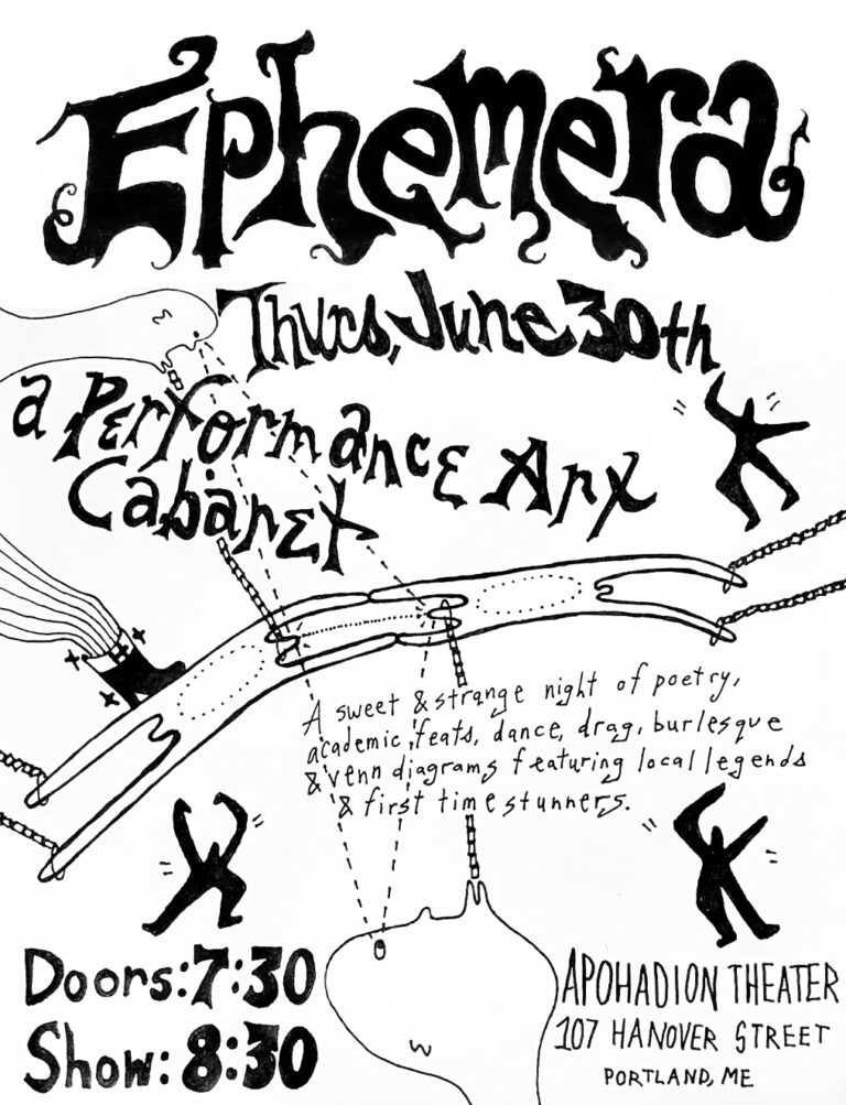 Ephemera: a performance art cabaret
