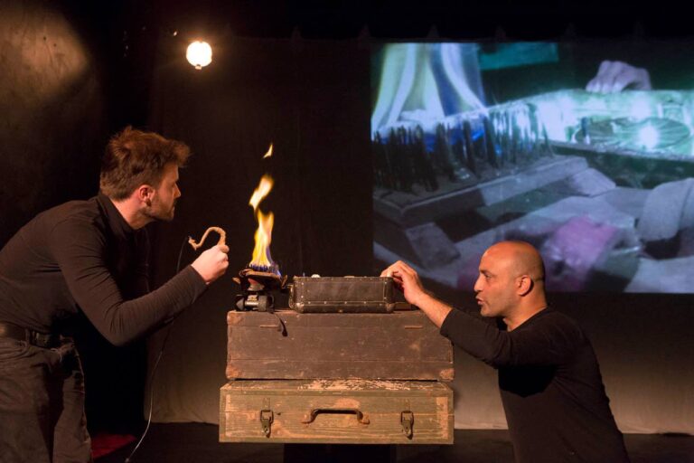 Dafa Puppet Theatre’s “War Maker” (صانع الحرب)