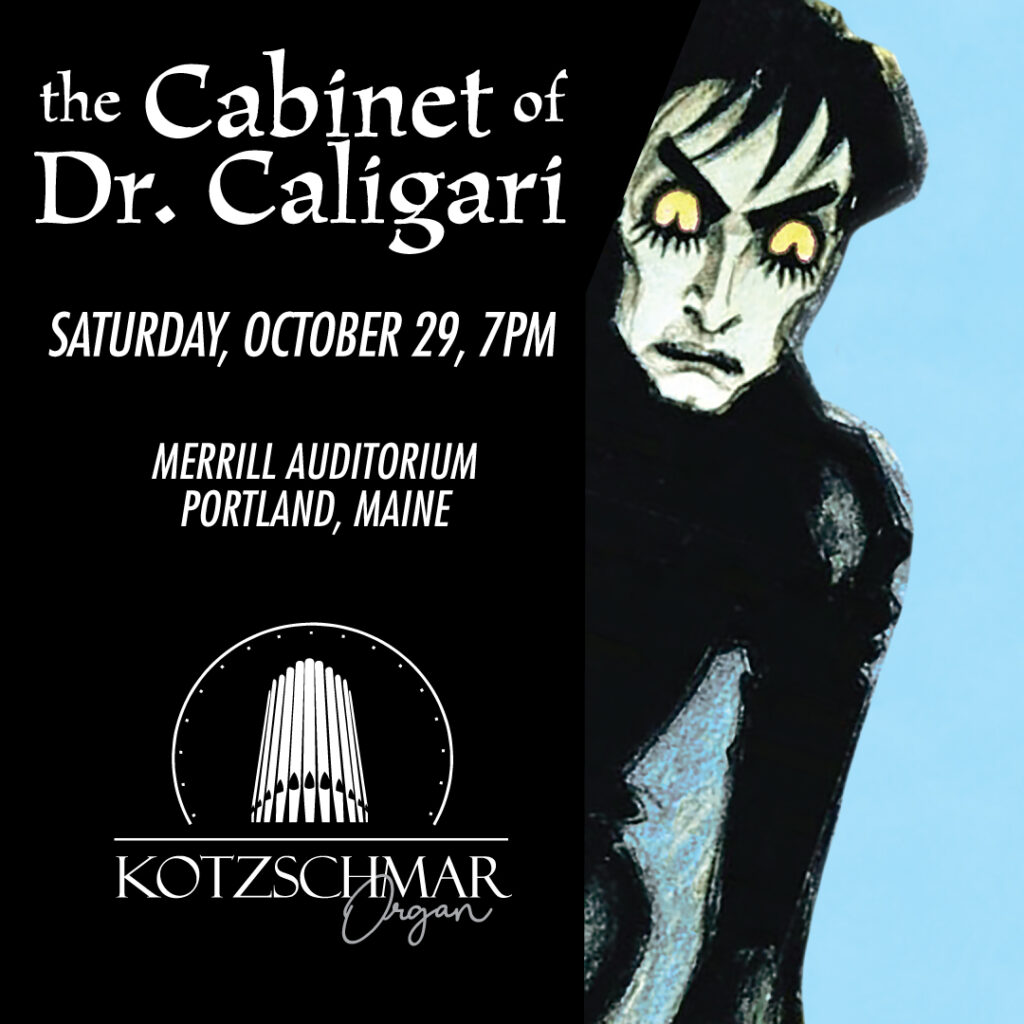 LIVE Halloween film – The Cabinet of Dr. Caligari – with Accompaniment by James Kennerley