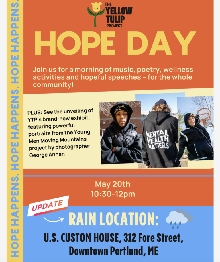 The Yellow Tulip Project Hope Day