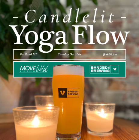 Candlelit Yoga: Move Wild Studio x Banded Brewing