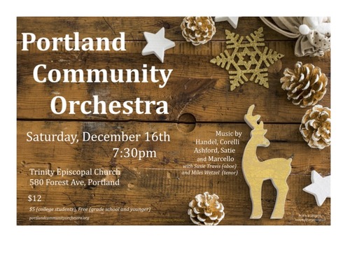 Portland Community Orchestra 2023 Holiday Concert