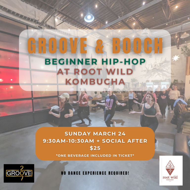Groove & Booch: Beginner Hip-Hop at Root Wild Kombucha