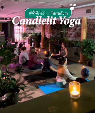 Candlelit Yoga: Move Wild x Terrarium Plant Shop