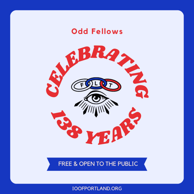 Odd Fellows Lodge 6: Celebrating 138 Years