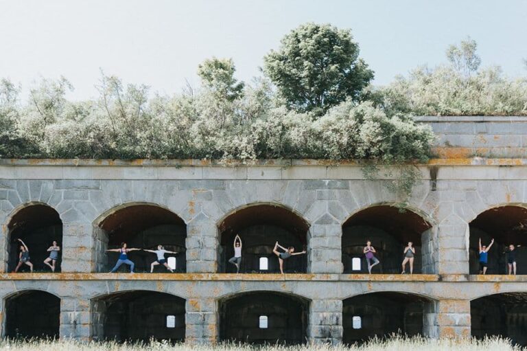 Yoga at the Fort