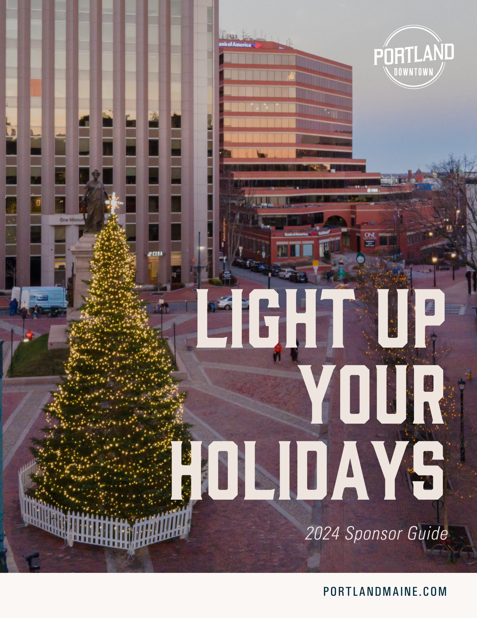 Light Up Your Holidays Portland Downtown 2024 Sponsor Guide Tiers 2 3